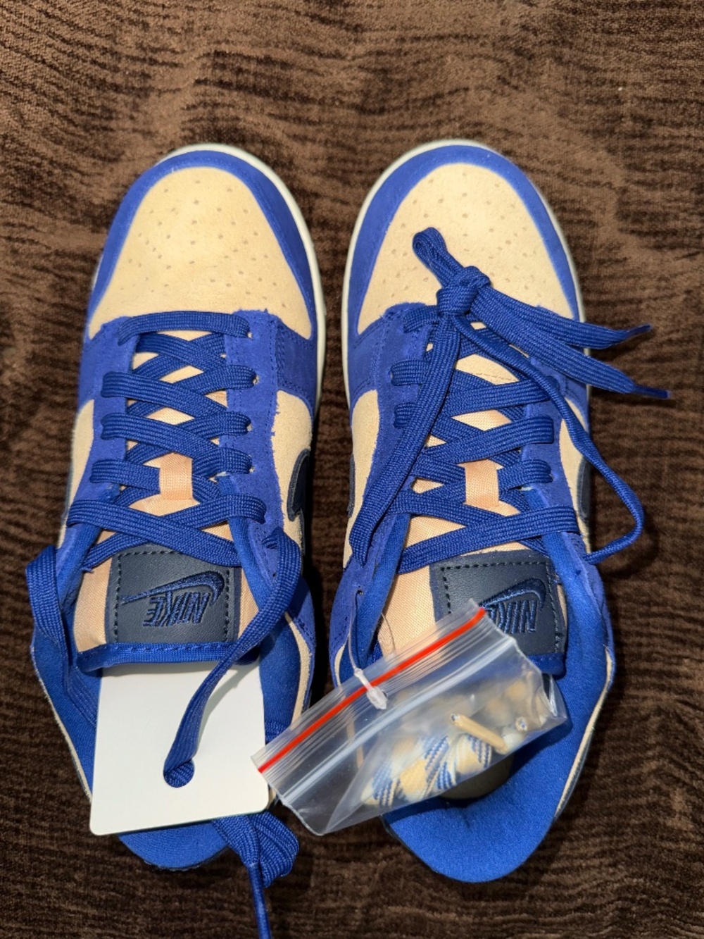 Nike Women's Dunk Low Blue Suede
